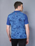 Men Printed Slim Fit Polo T-shirt with DOUBLE COOL
