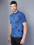 Men Printed Slim Fit Polo T-shirt with DOUBLE COOL