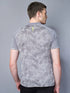 Men Printed Slim Fit Polo T-shirt with DOUBLE COOL