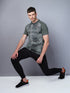 Men Printed Slim Fit Polo T-shirt with DOUBLE COOL