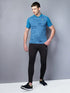 Men Printed Slim Fit Polo T-shirt with DOUBLE COOL