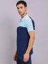 Men Colorblock Slim Fit Polo T-shirt with MATPIQ