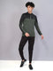 Men Colorblock Slim Fit Mock Neck T-shirt with TECHNO COOL