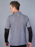 Men Melange Slim Fit Polo T-shirt with DOUBLE COOL