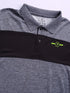Men Melange Slim Fit Polo T-shirt with DOUBLE COOL