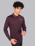Men Melange Slim Fit Polo T-shirt with DOUBLE COOL