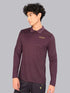 Men Melange Slim Fit Polo T-shirt with DOUBLE COOL