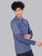 Men Melange Slim Fit Polo T-shirt with DOUBLE COOL