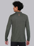 Men Melange Slim Fit Polo T-shirt with DOUBLE COOL