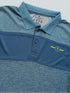 Men Melange Slim Fit Polo T-shirt with DOUBLE COOL