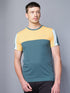 Men Colorblock Slim Fit Crew Neck T-shirt with TECHNO COOL
