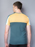 Men Colorblock Slim Fit Crew Neck T-shirt with TECHNO COOL