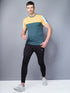 Men Colorblock Slim Fit Crew Neck T-shirt with TECHNO COOL