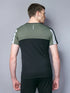 Men Colorblock Slim Fit Crew Neck T-shirt with TECHNO COOL