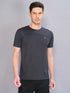 Men Crew Neck Slim Fit Melange T-shirt with DOUBLE COOL