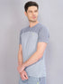 Men Crew Neck Slim Fit Melange T-shirt with DOUBLE COOL