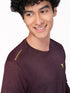 Men Melange Slim Fit Crew Neck T-shirt with DOUBLE COOL (Pack of 2)