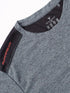 Men Melange Slim Fit Crew Neck T-shirt with DOUBLE COOL