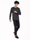 Men Melange Slim Fit Crew Neck T-shirt with DOUBLE COOL