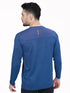 Men Melange Slim Fit Crew Neck T-shirt with DOUBLE COOL