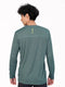 Men Melange Slim Fit Crew Neck T-shirt with DOUBLE COOL
