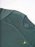 Men Melange Slim Fit Crew Neck T-shirt with DOUBLE COOL
