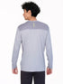 Men Melange Slim Fit Crew Neck T-shirt with DOUBLE COOL
