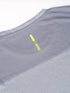 Men Melange Slim Fit Crew Neck T-shirt with DOUBLE COOL