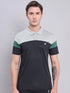 Men Colorblock Slim Fit Polo T-shirt with TECHNO COOL+