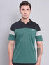 Men Colorblock Slim Fit Polo T-shirt with TECHNO COOL+