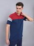 Men Colorblock Slim Fit Polo T-shirt with TECHNO COOL+