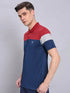 Men Colorblock Slim Fit Polo T-shirt with TECHNO COOL+