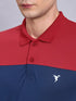 Men Colorblock Slim Fit Polo T-shirt with TECHNO COOL+