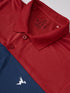 Men Colorblock Slim Fit Polo T-shirt with TECHNO COOL+