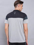 Men Colorblock Slim Fit Polo T-shirt with TECHNO COOL+