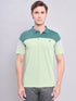 Men Colorblock Slim Fit Polo T-shirt with TECHNO COOL+