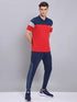 Men Colorblock Slim Fit Polo T-shirt with TECHNO COOL+