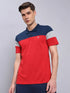 Men Colorblock Slim Fit Polo T-shirt with TECHNO COOL+