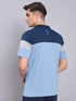 Men Colorblock Slim Fit Polo T-shirt with TECHNO COOL+
