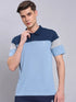 Men Colorblock Slim Fit Polo T-shirt with TECHNO COOL+