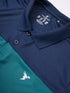 Men Colorblock Slim Fit Polo T-shirt with TECHNO COOL+
