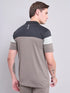 Men Colorblock Slim Fit Polo T-shirt with TECHNO COOL+