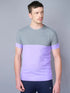 Men Colorblock Slim Fit Crew Neck T-shirt with TECHNO GUARD