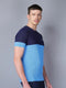 Men Colorblock Slim Fit Crew Neck T-shirt with TECHNO GUARD