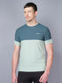 Men Colorblock Slim Fit Crew Neck T-shirt with TECHNO GUARD