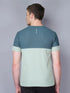 Men Colorblock Slim Fit Crew Neck T-shirt with TECHNO GUARD