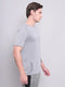 Men Self Design Slim Fit Crew Neck T-shirt with VENTMESH