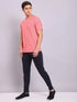 Men Solid Slim Fit Crew Neck T-shirt with MATPIQ