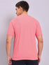 Men Solid Slim Fit Crew Neck T-shirt with MATPIQ