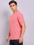 Men Solid Slim Fit Crew Neck T-shirt with MATPIQ